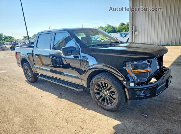 1FTEW3K56RFC20719 2024 FORD F150 Black Передня права чверть