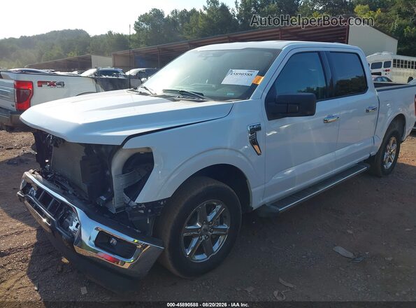 1FTEW3K83SKE88702 2025 FORD F150 White Առջևի ձախ երեք քառորդ տեսարան