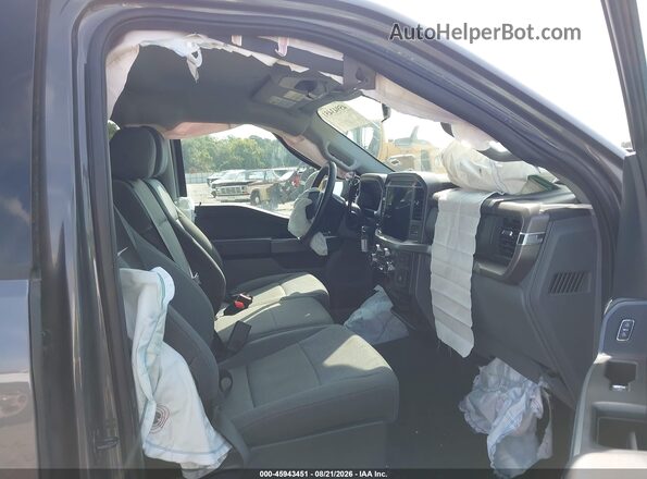 1FTEW3K84SKE89180 2025 FORD F150 Серый Вид салона спереди
