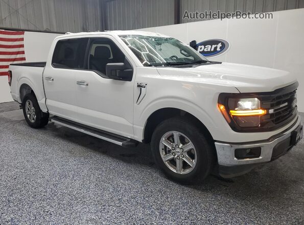 1FTEW3K87SKE76990 2025 FORD F150 White სალონის 360-გრადუსიანი ხედი