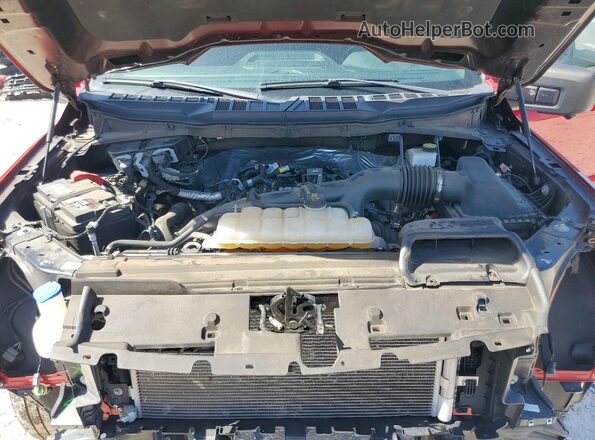 1FTEW3KP3RKD68545 2024 FORD F150 Red Widok wnętrza z tyłu