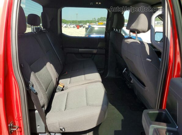 1FTEW3KP3RKD68545 2024 FORD F150 Red Widok tylnych siedzeń