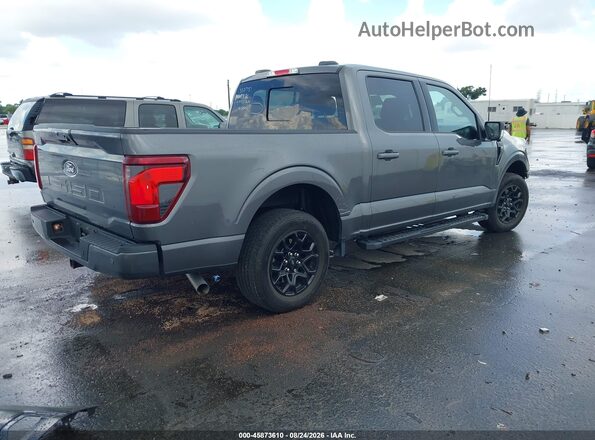 1FTEW3KP8RKD84076 2024 FORD F150 Gray Задня права чверть