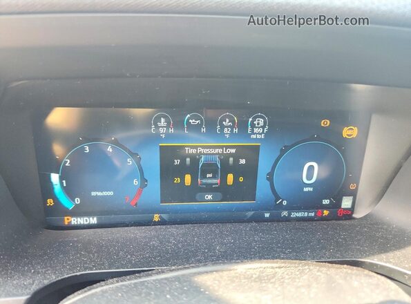 1FTEW3LP0RKD83129 2024 FORD F150 Gray Widok zestawu wskaźników