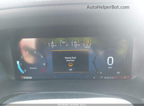 1FTEW3LP0SKE08813 2025 FORD F150 Silver Вид задніх сидінь
