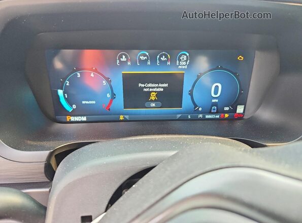 1FTEW3LP1RKE99634 2024 FORD F150 Gray Вид щитка приладів