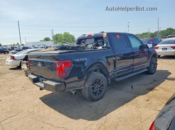 1FTEW3LP1RKF14116 2024 FORD F150 Black Задня права чверть