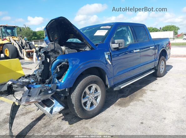 1FTEW3LP1SKE14331 2025 FORD F150 Blue Vista tres cuartos delantera izquierda