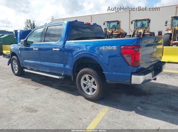 1FTEW3LP1SKE14331 2025 FORD F150 Blue Trasero izquierdo