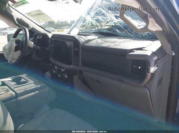 1FTEW3LP1SKE14331 2025 FORD F150 Blue Vista interior delantera