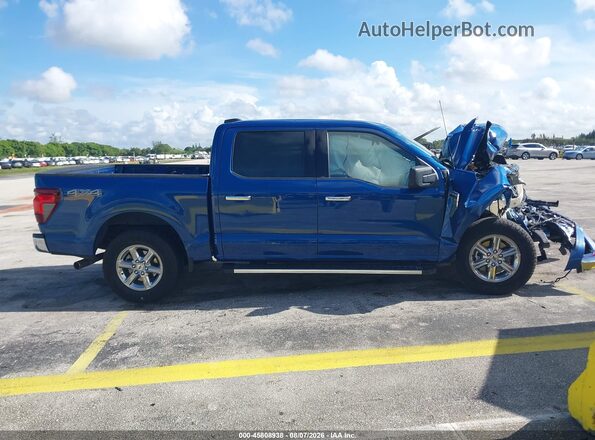 1FTEW3LP1SKE14331 2025 FORD F150 Blue Vista interior trasera