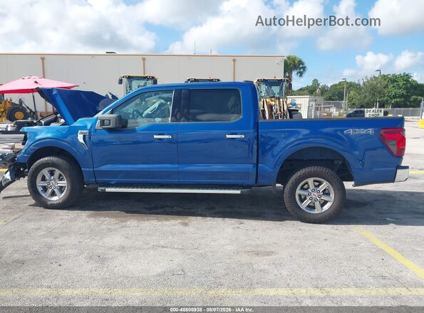 1FTEW3LP1SKE14331 2025 FORD F150 Blue Vista interior de 360 grados