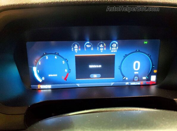 1FTEW3LP2RKD56353 2024 FORD F150 Silver Вид щитка приладів