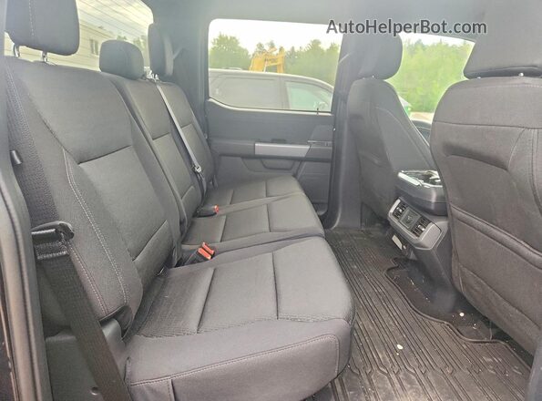 1FTEW3LP2SKE96554 2025 FORD F150 Black Вид задніх сидінь