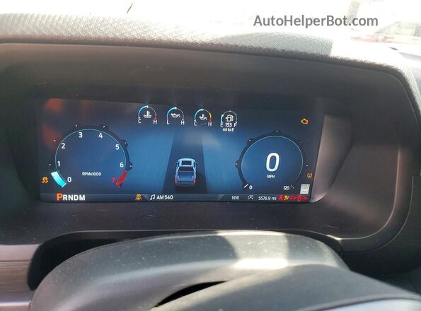 1FTEW3LP4TFA00650 2026 FORD F150 Black Вид щитка приладів