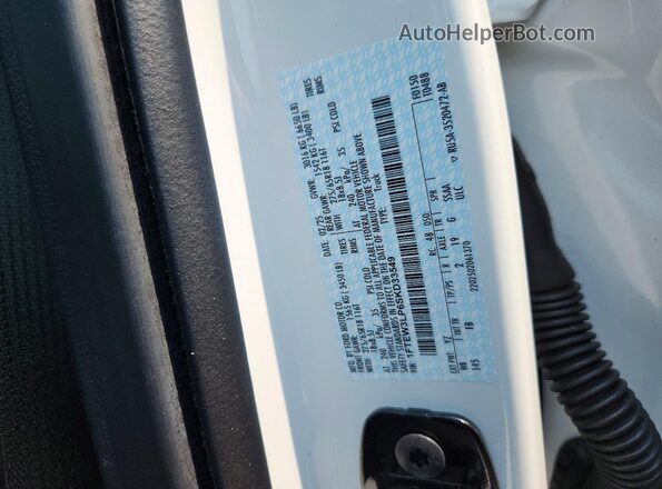 1FTEW3LP6SKD33549 2025 FORD F150 White Widok komory silnika