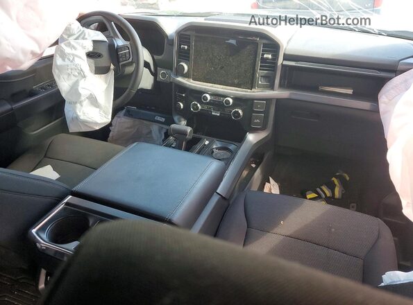 1FTEW3LP7SKE02359 2025 FORD F150 Blue Առջևի վահանակի տեսք