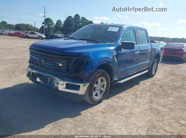 1FTEW3LP7SKE13667 2025 FORD F150 Blue Vista tres cuartos delantera izquierda