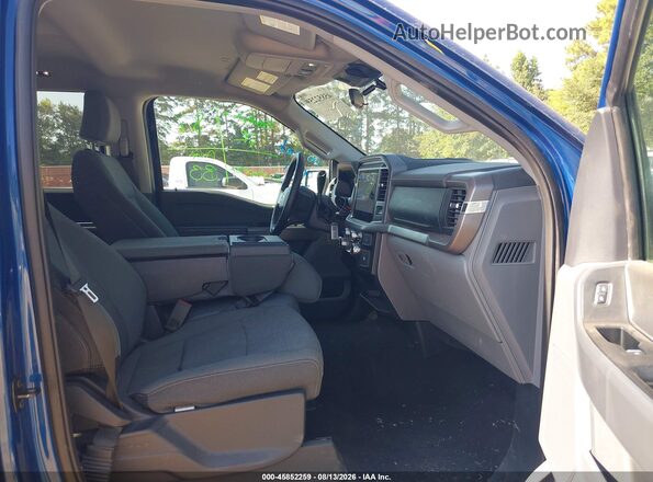 1FTEW3LP7SKE13667 2025 FORD F150 Blue Vista interior delantera