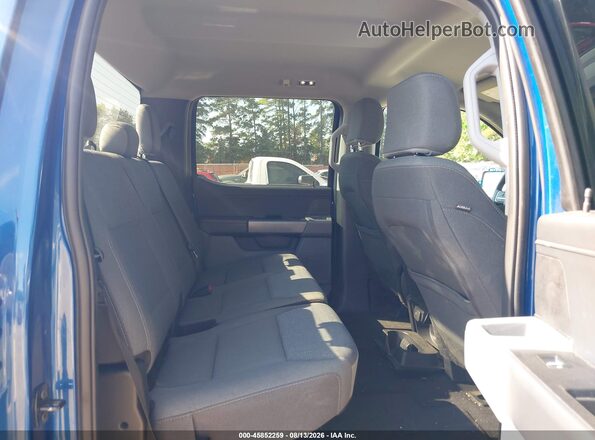 1FTEW3LP7SKE13667 2025 FORD F150 Blue Vista de la etiqueta del VIN