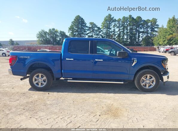 1FTEW3LP7SKE13667 2025 FORD F150 Blue Vista interior de 360 grados
