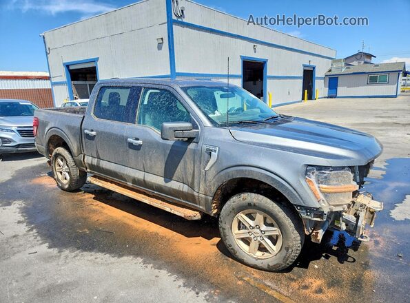 1FTEW3LP7SKE16746 2025 FORD F150 Gray Przód prawy