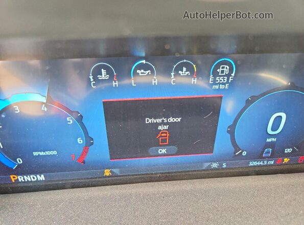 1FTEW3LP7SKE16746 2025 FORD F150 Gray Widok zestawu wskaźników