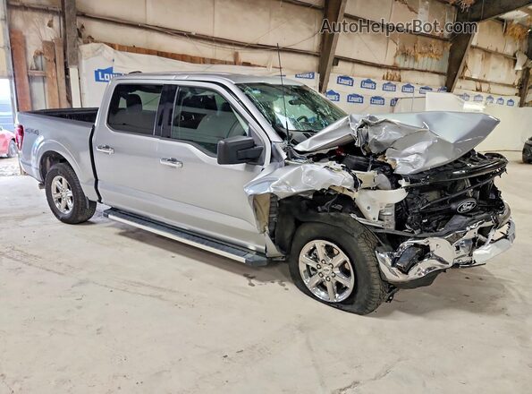 1FTEW3LP8SKE13175 2025 FORD F150 Серебряный Передняя правая четверть