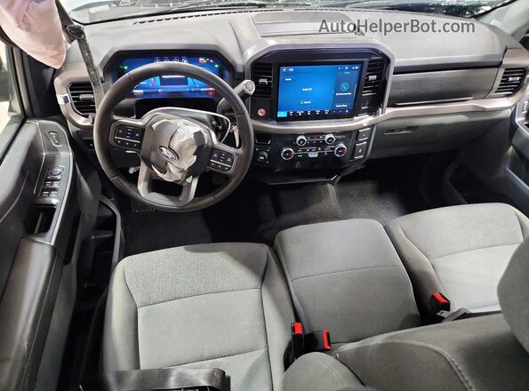 1FTEW3LP8SKE13175 2025 FORD F150 Серебряный Вид панели приборов