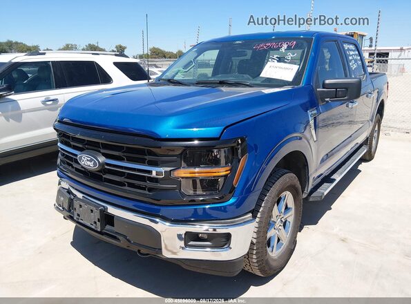 1FTEW3LP9SKE28123 2025 FORD F150 Blue Przód lewy