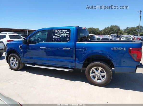 1FTEW3LP9SKE28123 2025 FORD F150 Blue Widok wnętrza 360 stopni