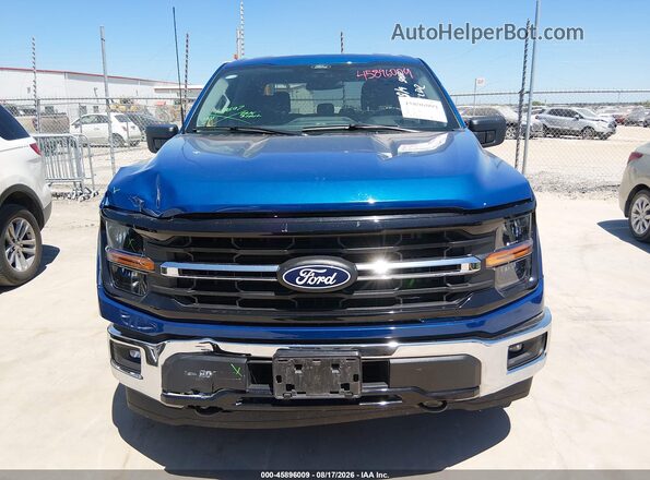 1FTEW3LP9SKE28123 2025 FORD F150 Blue Widok zestawu wskaźników