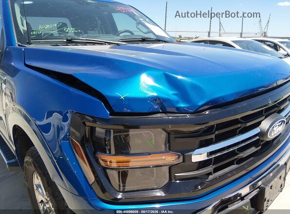 1FTEW3LP9SKE28123 2025 FORD F150 Blue Widok z przodu