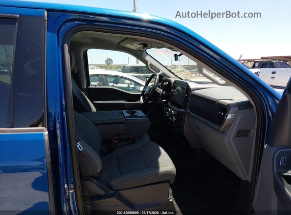 1FTEW3LP9SKE28123 2025 FORD F150 Blue Widok wnętrza z przodu