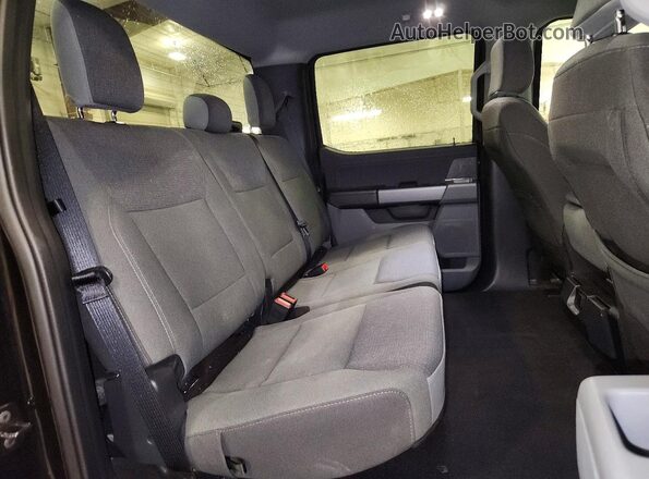 1FTEW3LPXSKE28938 2025 FORD F150 Black Вид задніх сидінь