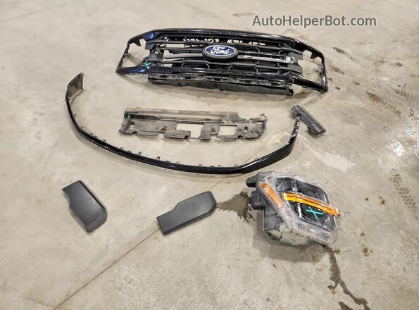 1FTEW3LPXSKE28938 2025 FORD F150 Black Вид підкапотного простору