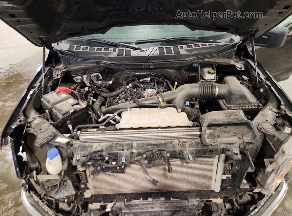 1FTEW3LPXSKE28938 2025 FORD F150 Black Вид задньої частини салону