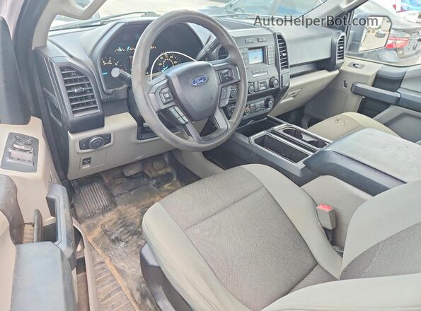 1FTEX1C48KKE17802 2019 FORD F150 White Vista del salpicadero