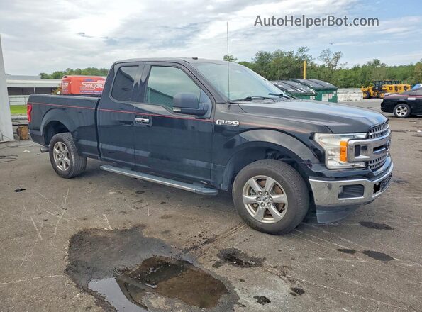 1FTEX1C50JFB02461 2018 FORD F150 Black წინა მარჯვენა