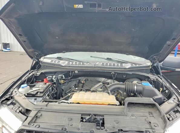 1FTEX1C50JFB02461 2018 FORD F150 Black უკანა სალონის ხედი