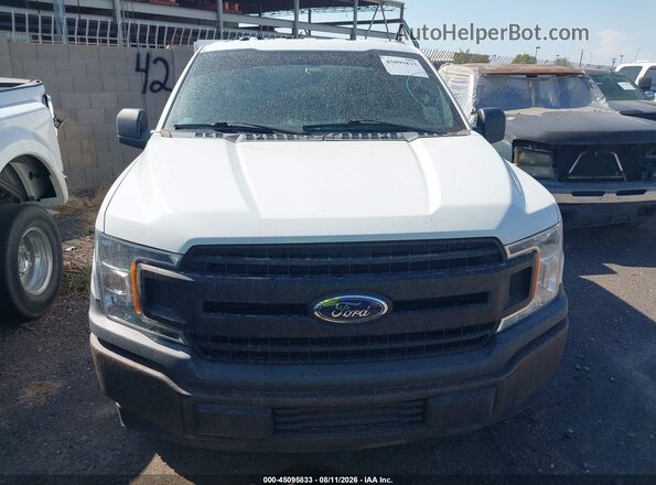 1FTEX1C50JKF16105 2018 FORD F150 White Dashboard view