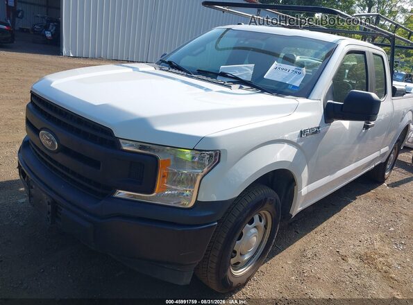 1FTEX1C51JFB78898 2018 FORD F150 Белый Передняя левая четверть