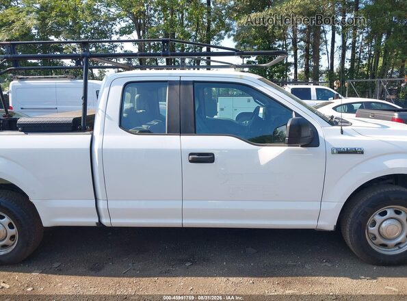 1FTEX1C51JFB78898 2018 FORD F150 Белый Вид задней части салона