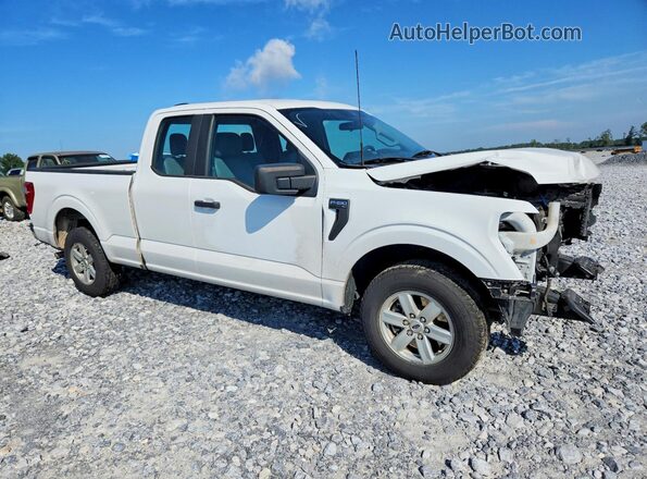 1FTEX1C51NKF25885 2022 FORD F150 White Передня права чверть