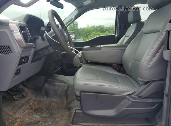 1FTEX1C51NKF25885 2022 FORD F150 White Вид салону спереду