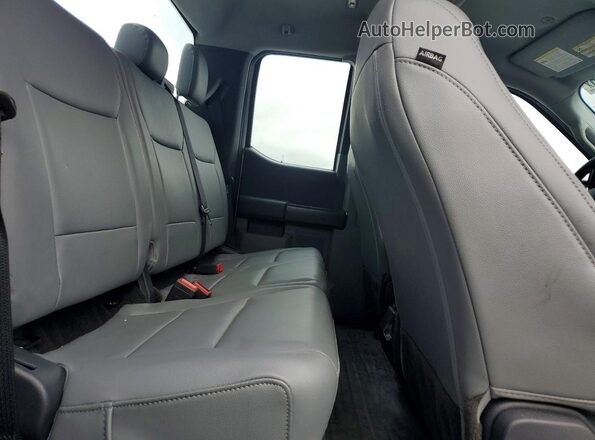 1FTEX1C51NKF25885 2022 FORD F150 White Вид задніх сидінь