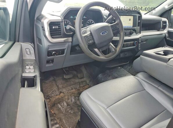 1FTEX1C51NKF25885 2022 FORD F150 White Вид панелі приладів