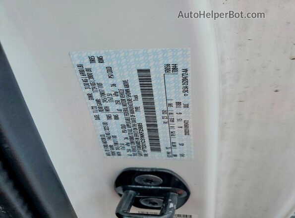 1FTEX1C51NKF25885 2022 FORD F150 White Вид підкапотного простору