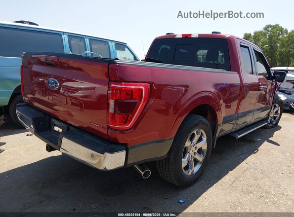 1FTEX1C53NFA50538 2022 FORD F150 Red Tył prawy