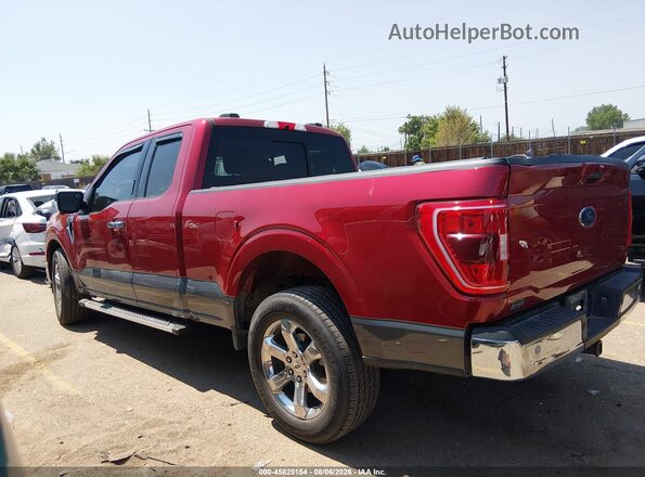 1FTEX1C53NFA50538 2022 FORD F150 Red Widok wnętrza 360 stopni
